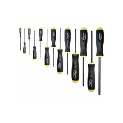 Bondhus 10637 Set 13 Balldriver Screwdrivers .050"-3/8"