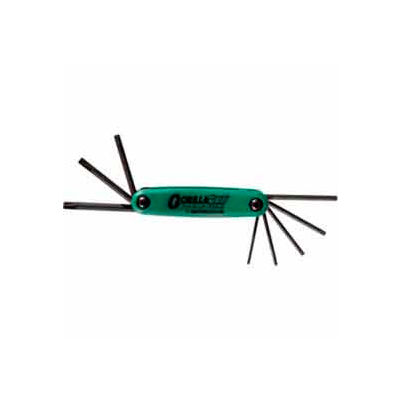 Bondhus 12638 Set 8 Tamper Resistant Tip Fold-up Tools TR9-TR40