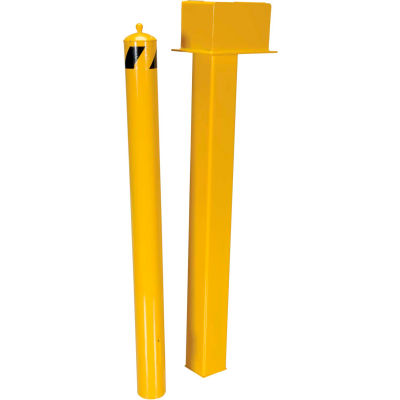 Self Storing Bollard W/ Door & Lock