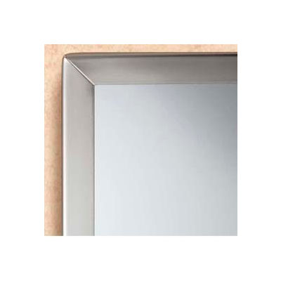 Bobrick® Tempered Glass Channel-Frame Mirror - 18"W x 30"H - B1658 1830