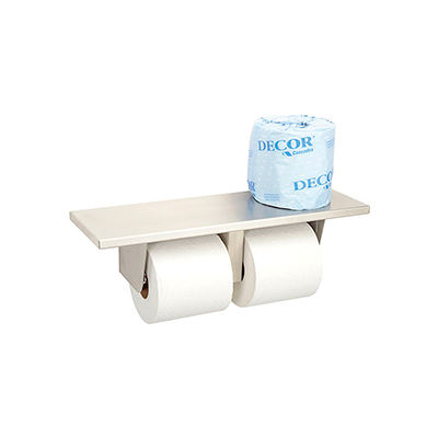 Bobrick® Surface-Mounted Multi Roll Tissue Dispenser w/ Shelf - B2840