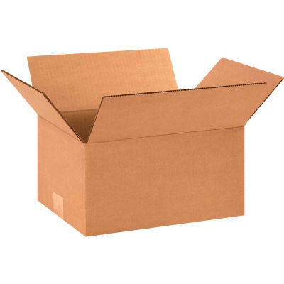 Cardboard Corrugated Boxes 12" x 9" x 6" 200#/ECT-32 - Pkg Qty 25