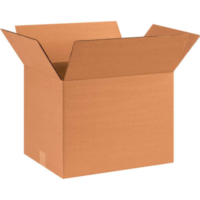 Cardboard Corrugated Boxes 16" x 12" x 12" 200#/ECT-32 - Pkg Qty 25