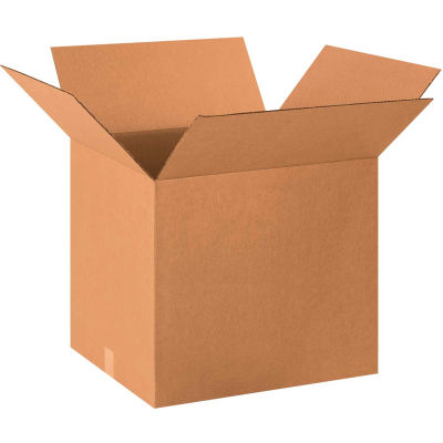 Global Industrial Cardboard Corrugated Boxes, 20"L x 18"W x 18"H, Kraft - Pkg Qty 20