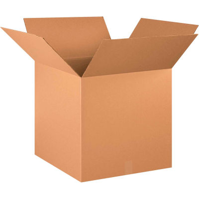 Cube Cardboard Corrugated Boxes 20" x 20" x 20" 200#/ECT-32 - Pkg Qty 20