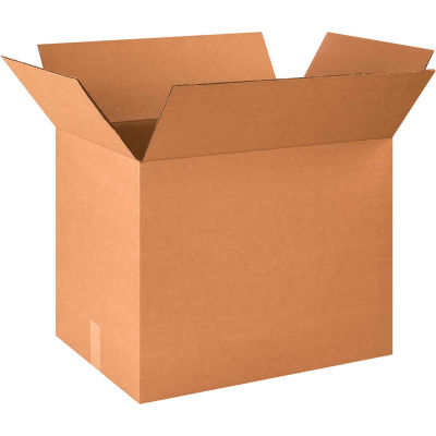 Global Industrial Cardboard Corrugated Boxes, 23"L x 16"W x 18-5/8"H, Kraft - Pkg Qty 20