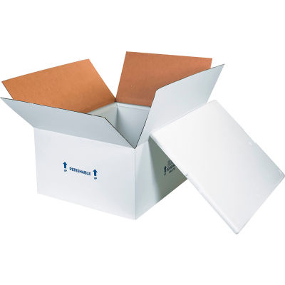 Foam Insulated Shipping Kit, 26"L x 19-3/4"W x 10-1/2"H, White