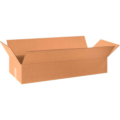 Flat Cardboard Corrugated Boxes 30" x 12" x 6" 200#/ECT-32 - Pkg Qty 25