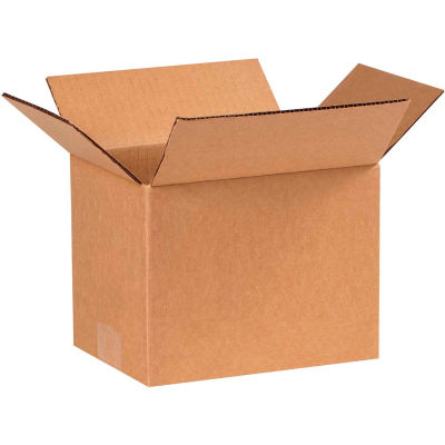 Global Industrial™ Cardboard Corrugated Boxes, 8"L x 6"W x 6"H, Kraft - Pkg Qty 25
