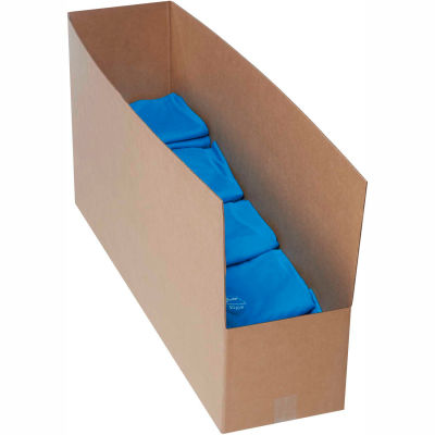 Warehouse Rack Bins BINW102042 - 10"W x 42"D x 20"H - Kraft - Price Each - Pkg Qty 10