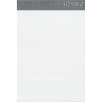 Expansion Poly Mailers 15" x 20" x 4", 2.5 Mil White, 100 Pack