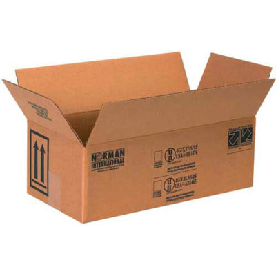 Two - 1 Quart Haz Mat Boxes, 10-1/4" x 5-1/8" x 6-3/16", 25/Pack