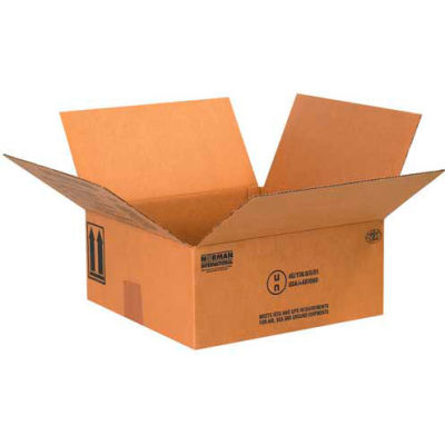 Four - 1 Quart Haz Mat Boxes, 10-1/4" x 10-1/4" x 6-3/16", 25/Pack
