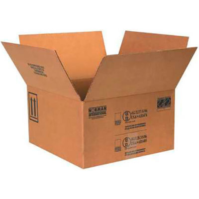 Four - 1 Gallon Haz Mat Boxes, 17" x 17" x 9-5/16", 10/Pack
