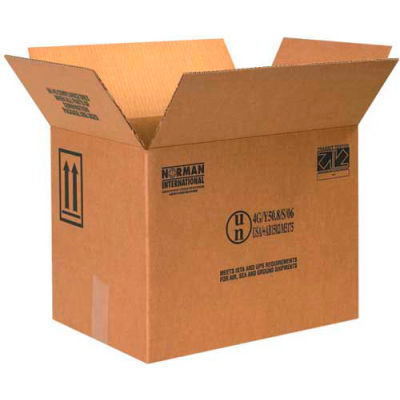 Four - 1 Gallon F-Style Haz Mat Boxes, 16-3/8" x 11-3/8" x 12-3/8", 10/Pack