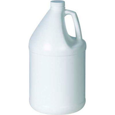 1 Gallon Plastic Jug, White, 48/Pack