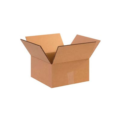 Global Industrial Heavy Duty Double Wall Corrugated Boxes, 12"L x 12"W x 6"H, Kraft - Pkg Qty 15