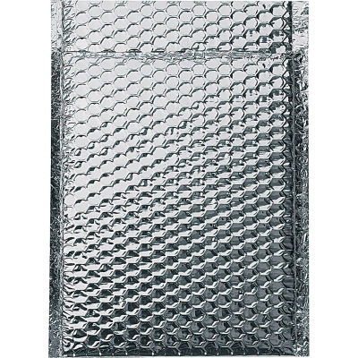 Cool Shield Thermal Bubble Mailers 8" x 11" Silver, 100 Pack