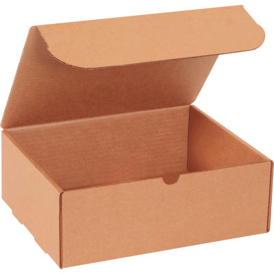 Corrugated Literature Mailers 11-1/8" x 8-3/4" x 4" 200#/ECT-32 Kraft - Pkg Qty 50