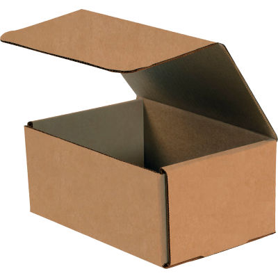 Corrugated Mailers 8" x 6" x 3" 200#/ECT-32 Kraft - Pkg Qty 50