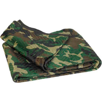 Global Industrial™ Moving Blankets 72" x 80" Camouflage, 6 Pack