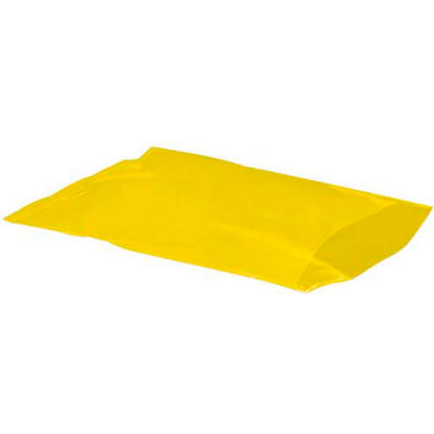 Flat Poly Bags 15" x 18" 2 Mil Yellow 1,000 Pack