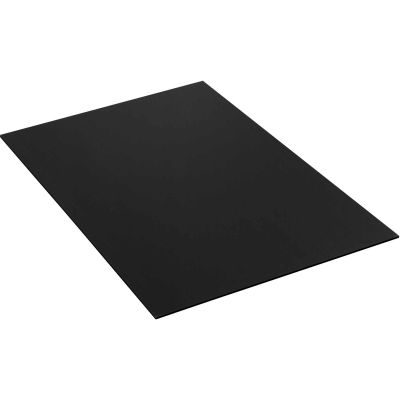 Global Industrial™ Plastic Corrugated Sheets, 48"L x 40"W, Black - Pkg Qty 10