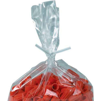 Plastic Twist Ties 8" x 5/32" White 2000 Pack