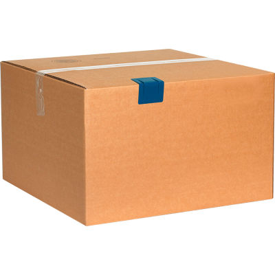 Plastic Strap Guards 2-1/2" x 2" Blue, 1000 Pack