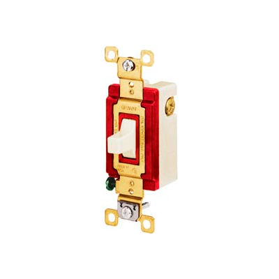 Bryant 4921I Industrial Grade Toggle, Single Pole, Double Throw, 20A, 120/277V AC