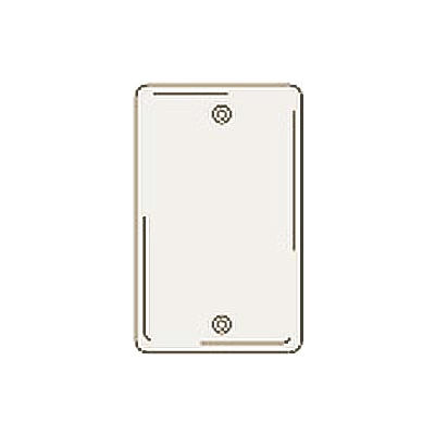 Bryant NP13LA Box Mounted Blank Plate, 1-Gang, Standard, Light Almond Nylon