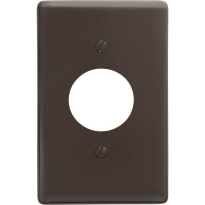 Bryant NP7 Toggle Plate, 1-Gang, Standard, Brown Nylon
