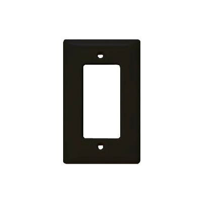 Bryant NPJ26BK Styleline Rectangular Plate, 1-Gang, Mid-Size, Black Nylon