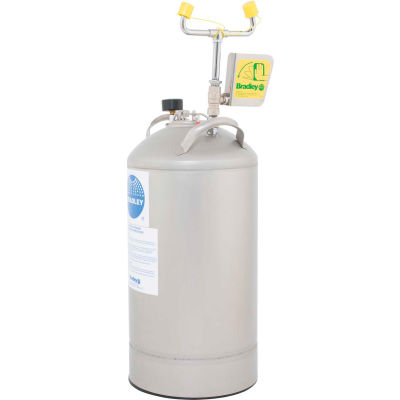 Bradley® 10 Gallon Pressurized Eye/Face Wash Unit - S19-690