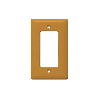 Bryant SBP26 Styleline Rectangular Plate, 1-Gang, Standard, Brass Plated