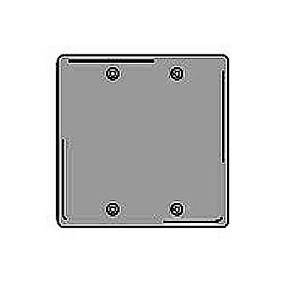 Bryant SCH23 Box Mounted Blank Plate, 2-Gang, Standard, Chrome Plated