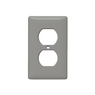 Bryant SCH8 Duplex Plate, 1-Gang, Standard, Chrome Plated