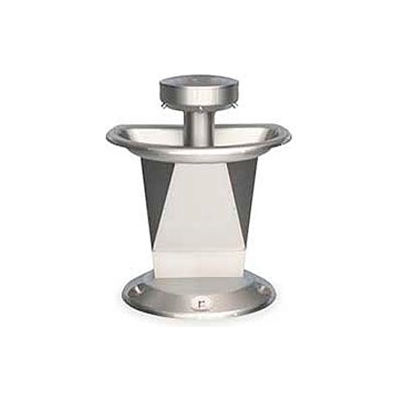 Bradley Corp® Wash Fountain, Semi-Circular, Off-line Vent, Series SN2003, 3 Person