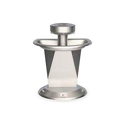 Bradley Corp® Wash Fountain, Semi-Circular, Raising Vent, Series SN2003, 3 Person