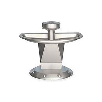 Bradley Wash Fountain, Semi-Circular,Raising Vent, Series SN2004, 4 Person