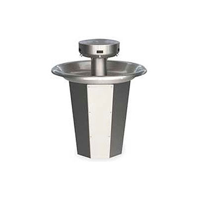 Bradley Wash Fountain, 110/24 VAC, Circular, Series SN2005, 5 Person
