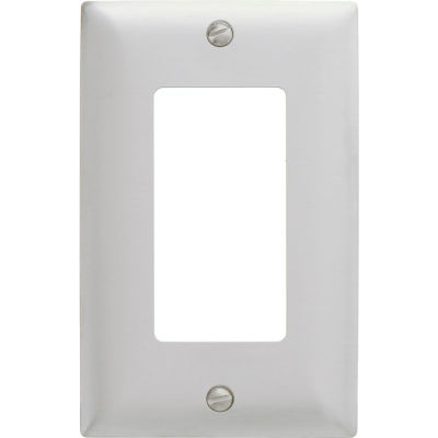 Bryant Ss26 Styleline Rectangular Plate, 1-Gang, Standard, Satin Stainless