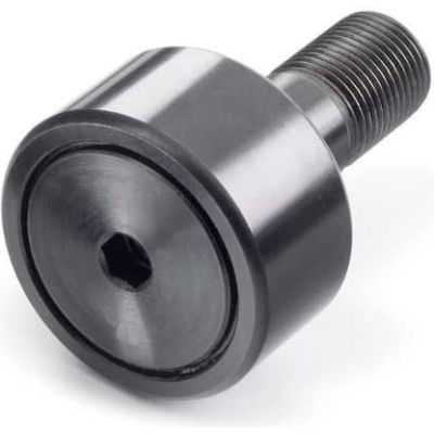 TRITAN Cam Follower Heavy, Sealed, Hex Head, 2-1/2"L Stud, 1.75"W Roller, 3" Roller Dia.