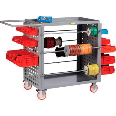 Bulk Rack | Reel Rack & Dispensers | Little Giant® Wire Reel Cart with ...