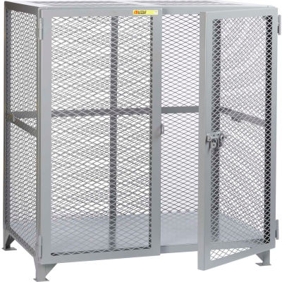 Little Giant® Welded Storage Locker, Mesh Sides, 61"W x 27"D x 52"H