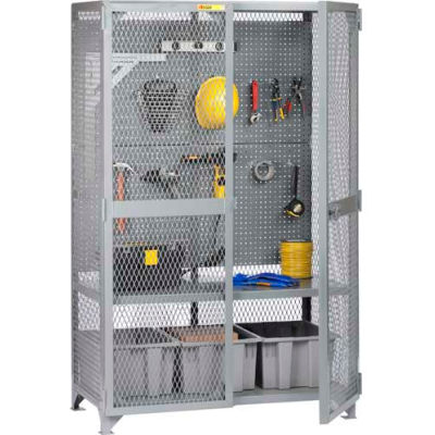 Little Giant® Tool Storage Cabinet w/Pegboard, 61"W x 33"D x 78"H