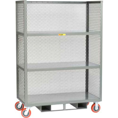 Little Giant® Forkliftable Order Picking Truck, 3600 lb. Capacity, 48"L x 30"W x 68", Gray