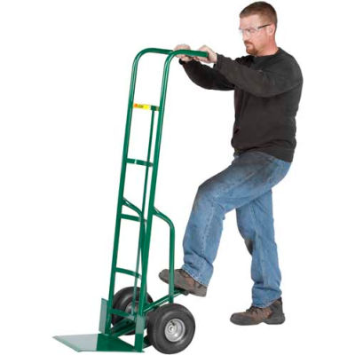 Little Giant® 60" Tall Hand Truck with Foot Kick TF-370-10P - 10" Pneumatic