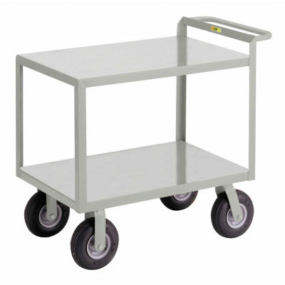 Little Giant® Instrument Cart w/Hand Guard, Flush Shelves, 24 x 48