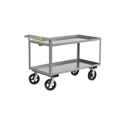 Little Giant® Merchandise Collector GL-2436-6MR Tray Type Shelves 24x36 6x2 Rubber Wheels